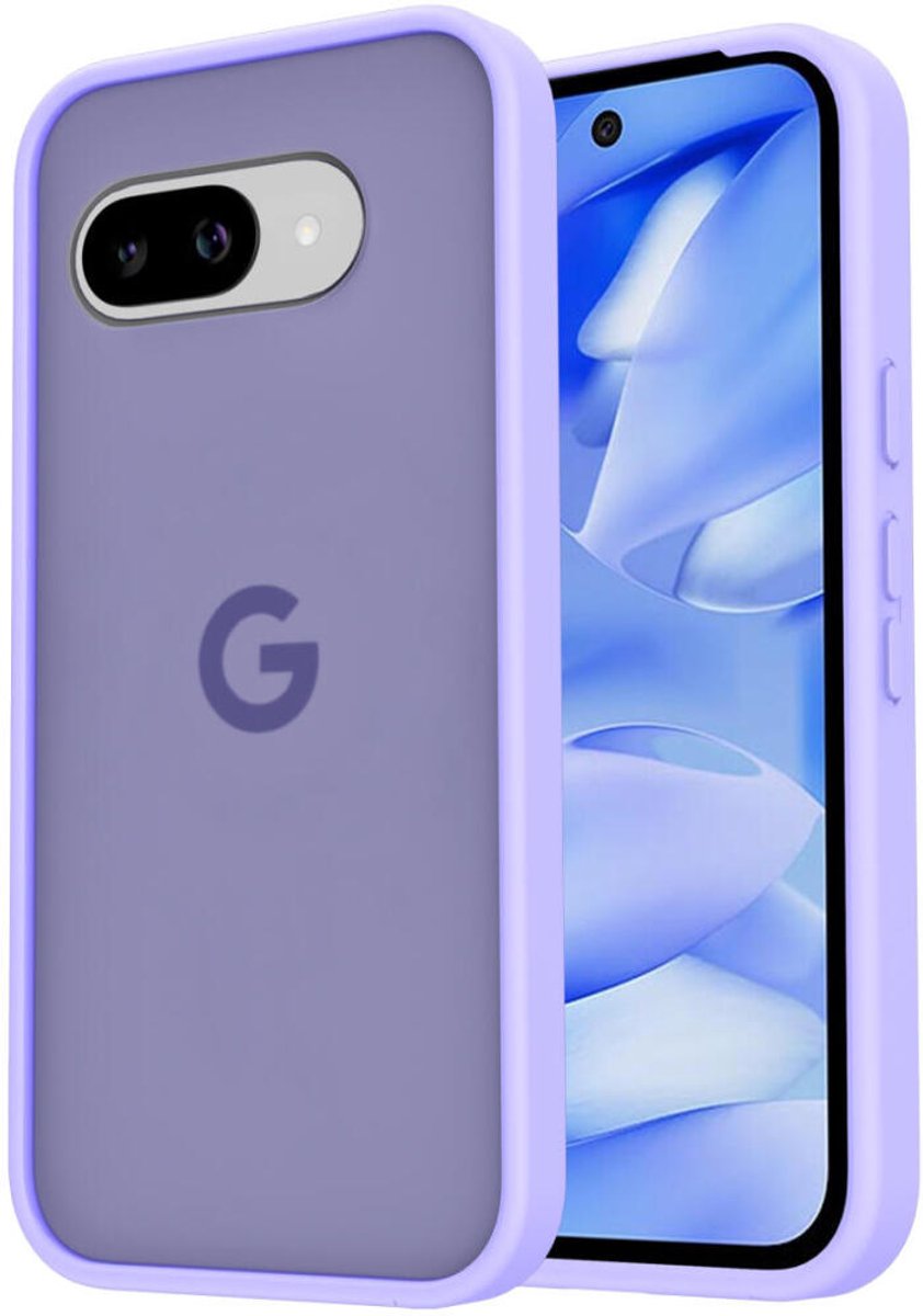 Hoesje Geschikt voor Google Pixel 9a - Matte Back Cover - Paars