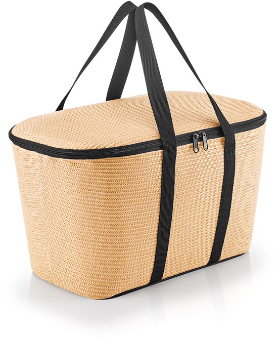 Reisenthel Coolerbag Koeltas - 20L - Raffia Zwart van Reisenthel — afbeelding 2
