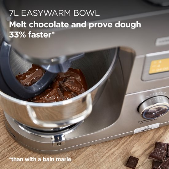 Kenwood KWL90.244SI keukenmachine 1400 W 7 l Grijs, Roestvrijstaal van Kenwood — afbeelding 5
