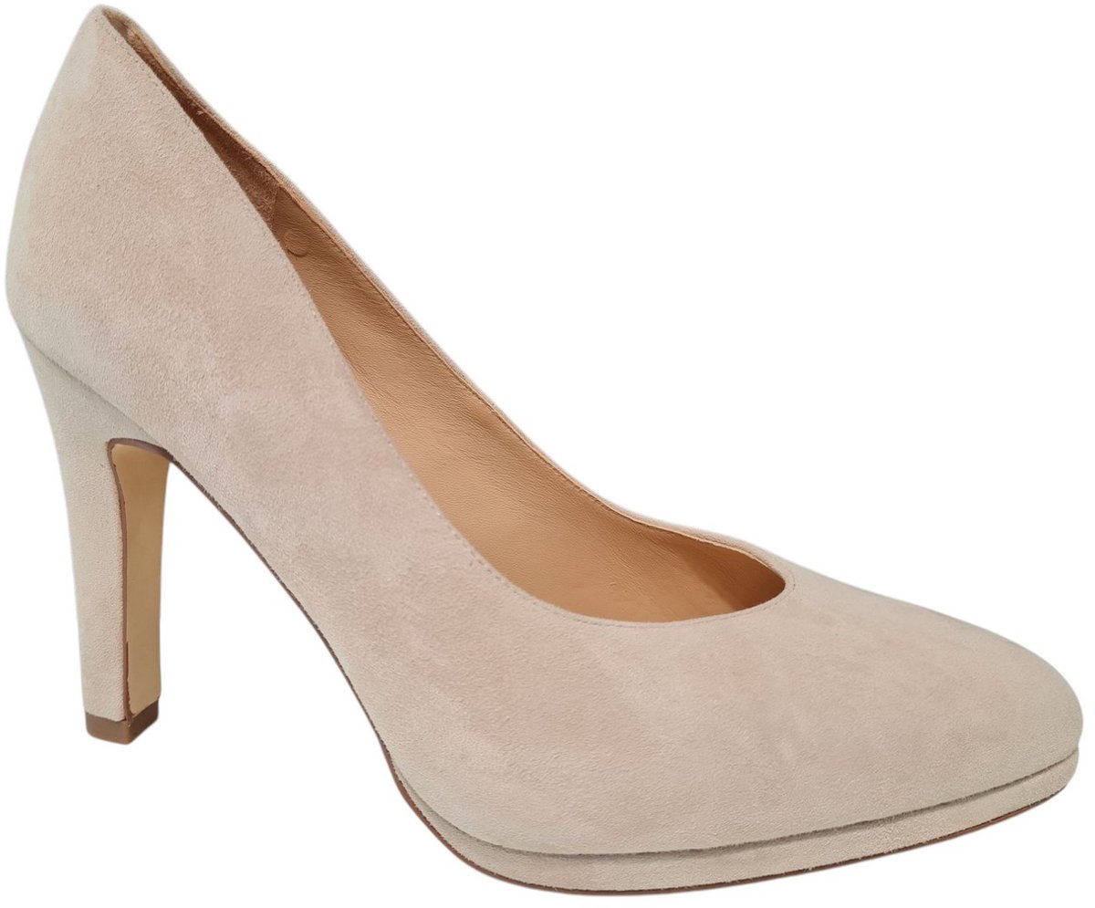 Peter Kaiser Nubuck Dames Pumps - Beige - 37