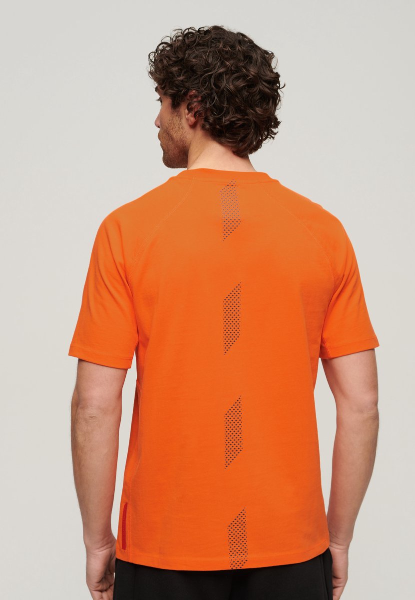 Superdry Sport Tech Logo Relaxed Shirt Heren Oranje