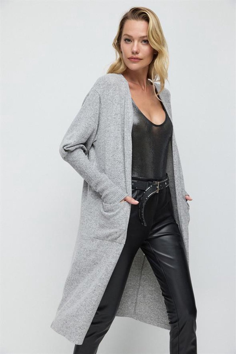 Cardigan tricoté en tissu