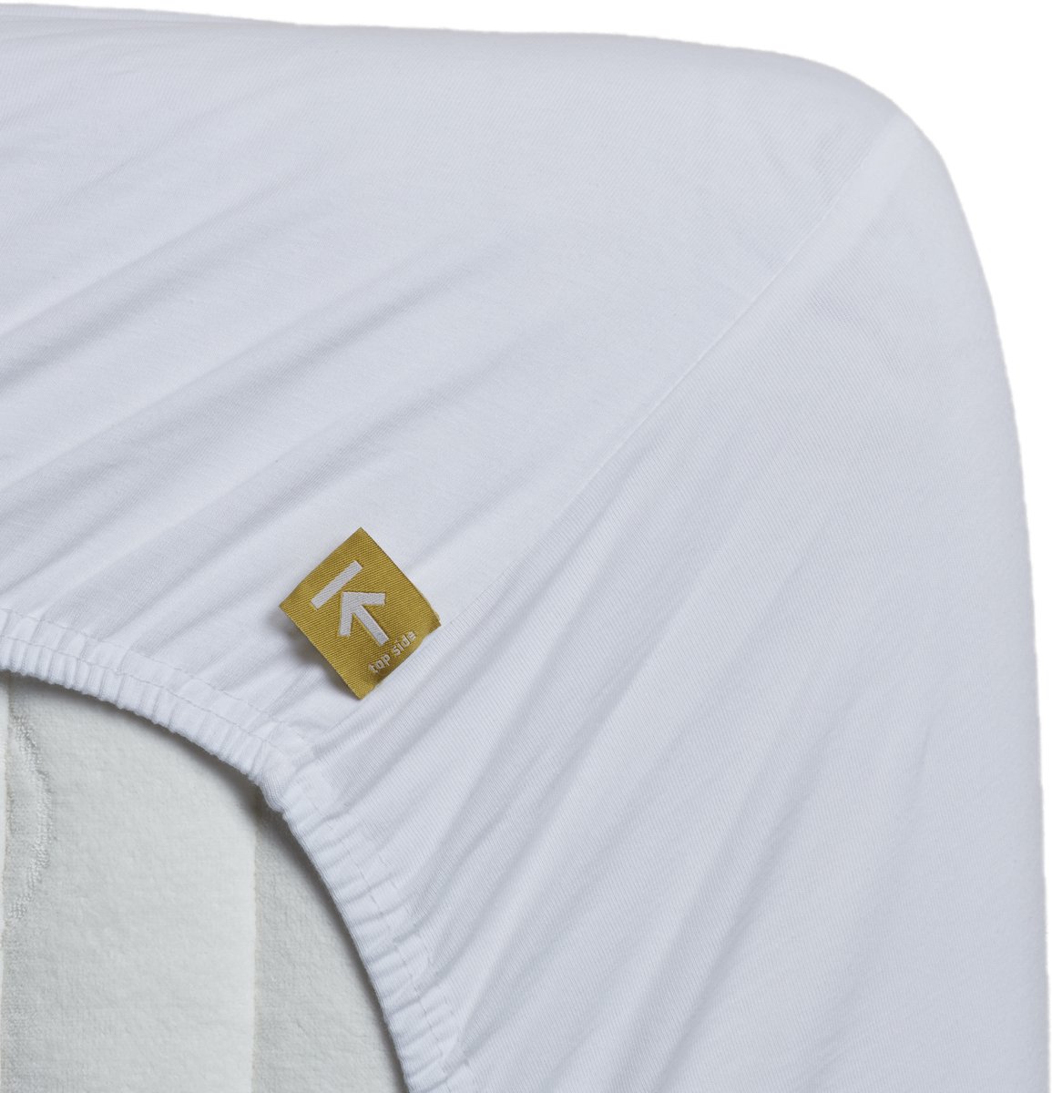 Beddinghouse - Jersey - 95% katoen - 5% lycra - Topper Hoeslaken - 120x220 cm - Wit