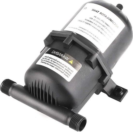 Accumulateur Hydraulique 0.75L 125PSI Avec Entrée 1/2 MNPT - Pour Système D'eau Camping-car, Caravane, Bateau, Réduction Des Pulsations