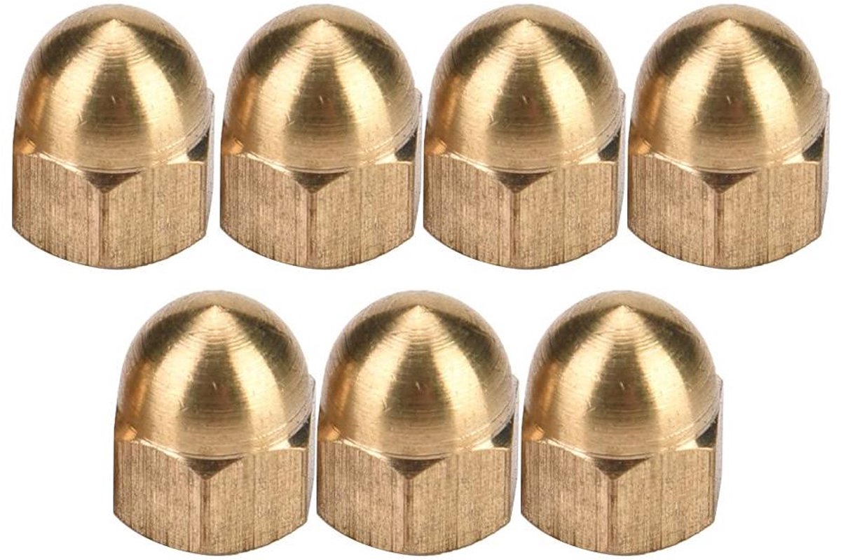 Acorn Moer Kit Dome Head Cap - Hex Nuts Set Machines Meubilair Voertuigen Bevestigingsmiddelen Om Banden en Assen Te Bevestigen (M5, 20 stuks)