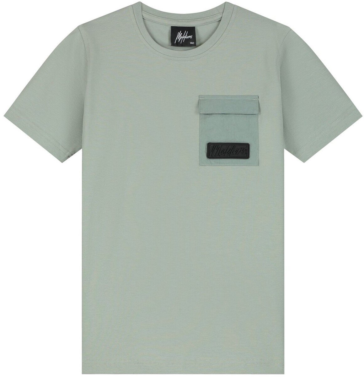 Malelions Zomer t-shirt jongens - agave groen - nylon pocket