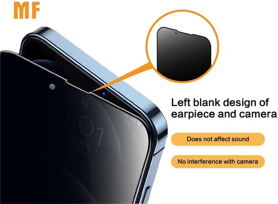 Protection d'écran de confidentialité - Verre de protection - Tempered Glass intégral - Compatible avec Samsung Galaxy S24 Plus / S25 Plus