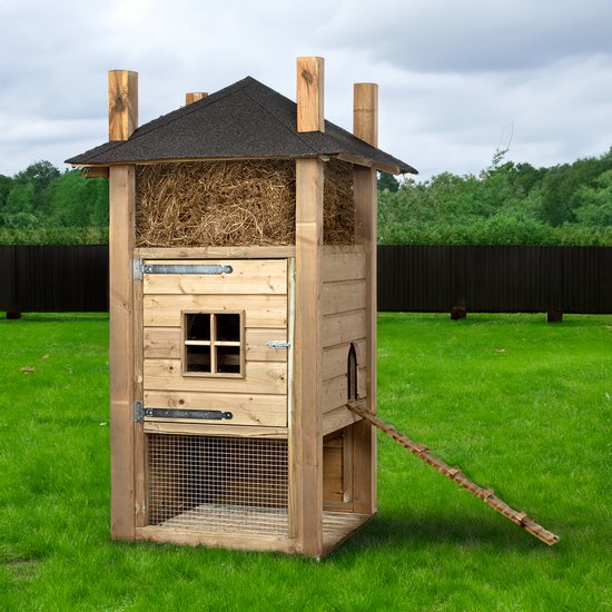 Wood Selections Konijnenhok Hooiberg Klaas - Voor konijnen - Geïmpregneerd hout