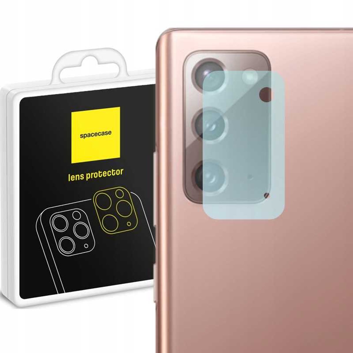Spacecase Gehard Glas Voor Samsung Galaxy Note 20 20+ 21 Camera