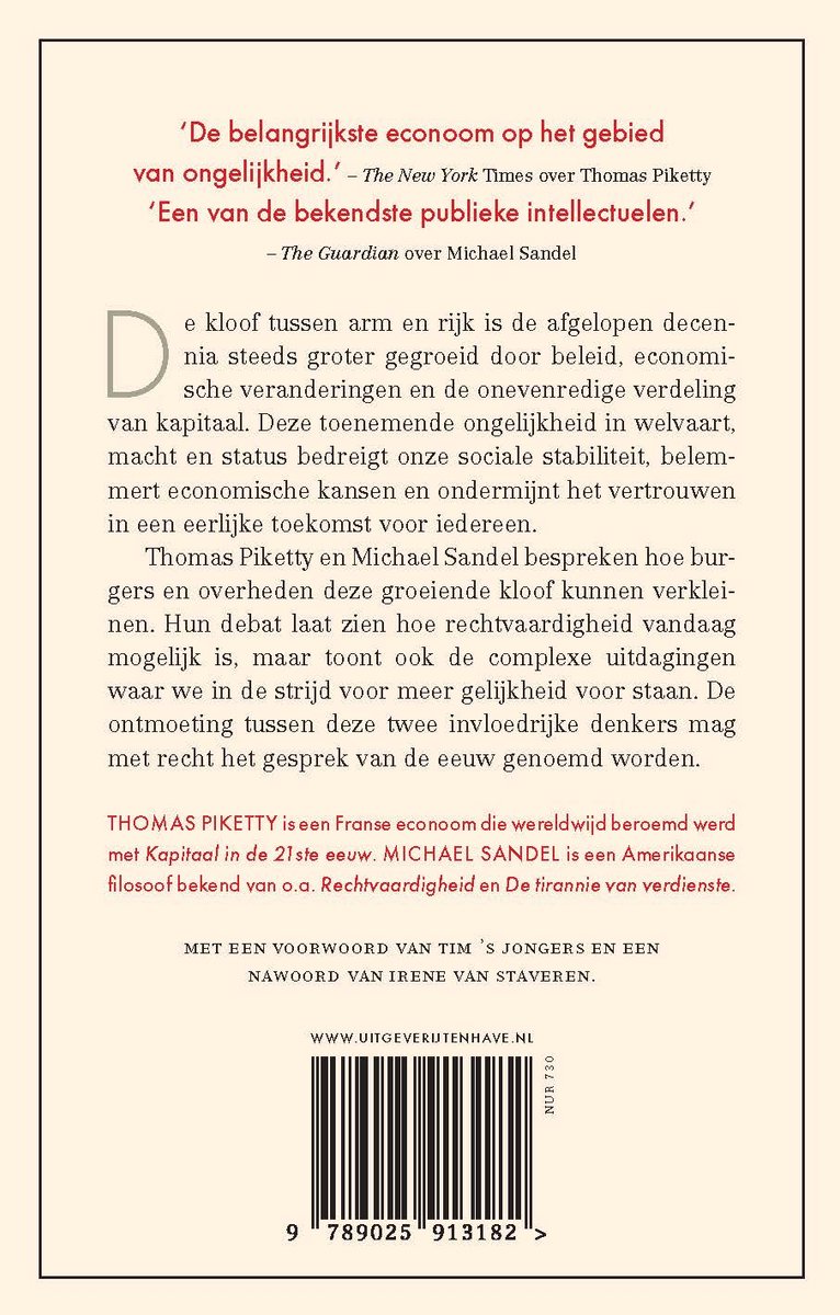 Gelijkheid - back cover