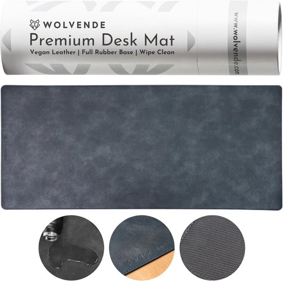 Wolvende Premium Vilten Bureaumat | Medium 30cm x 90cm