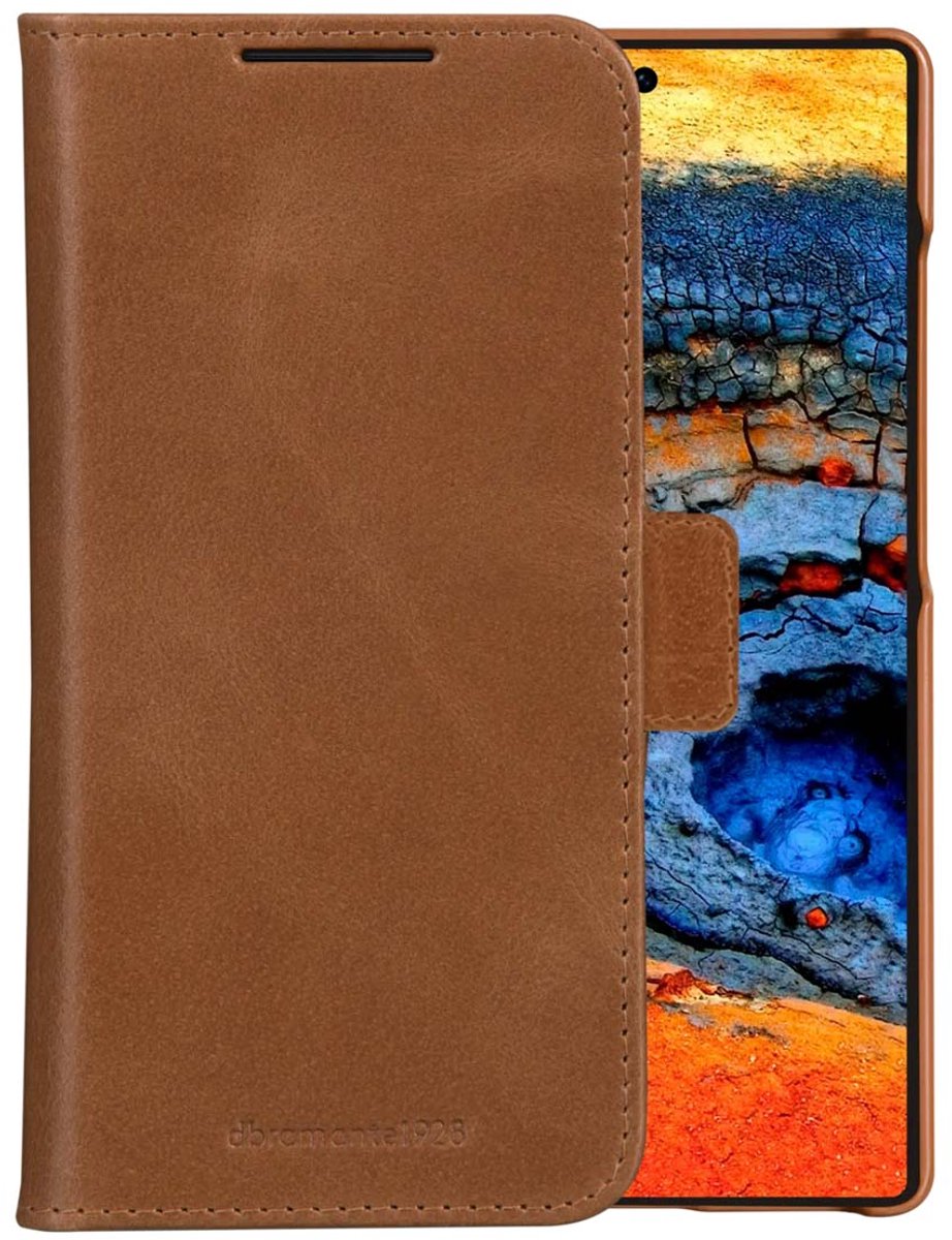 dbramante1928 Lynge Bookcase geschikt voor Samsung Galaxy S25 Ultra - Bruin
