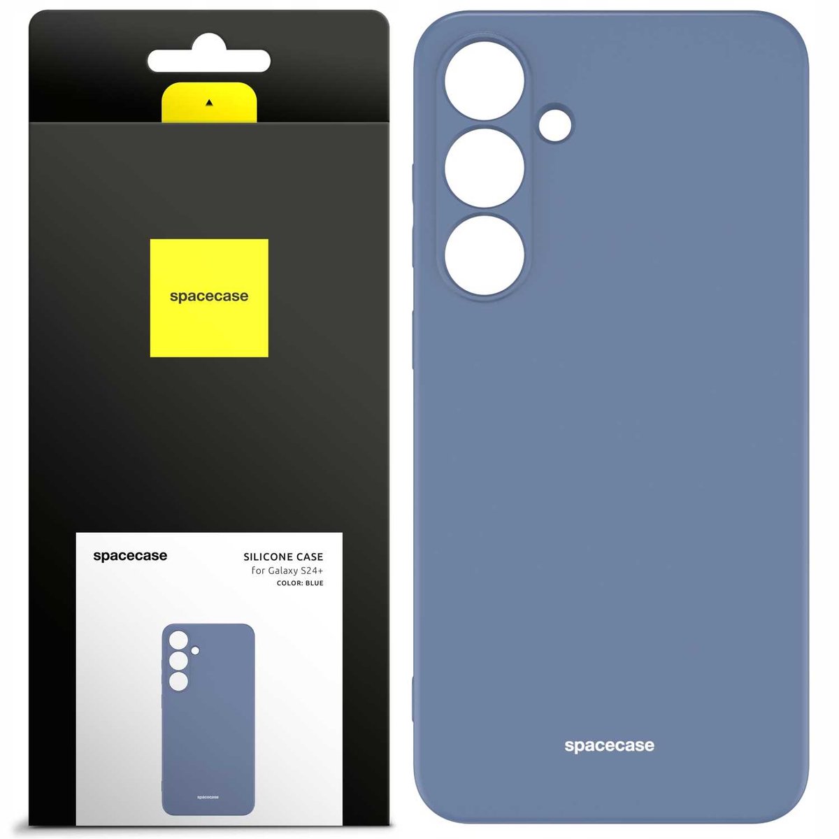 Spacecase Siliconen Hoesje Voor Samsung Galaxy S24+ Blauw