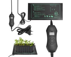 Verwarmingsmat met Thermostaat voor Planten, Terrarium, Aquarium en Reptiel - 50W met Temperatuurbereik 20℃ tot 45℃