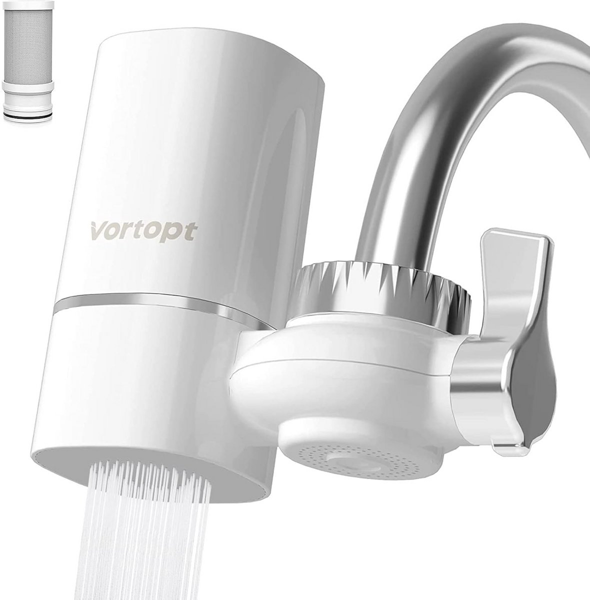 Kraanwaterfilter voor aanrecht - NSF-gecertificeerde 1515 liter waterzuiveraar voor kraan