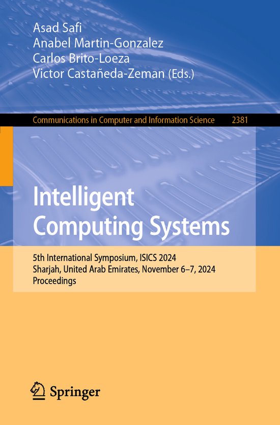 Communications in Computer and Information Science2381- Intelligent ...