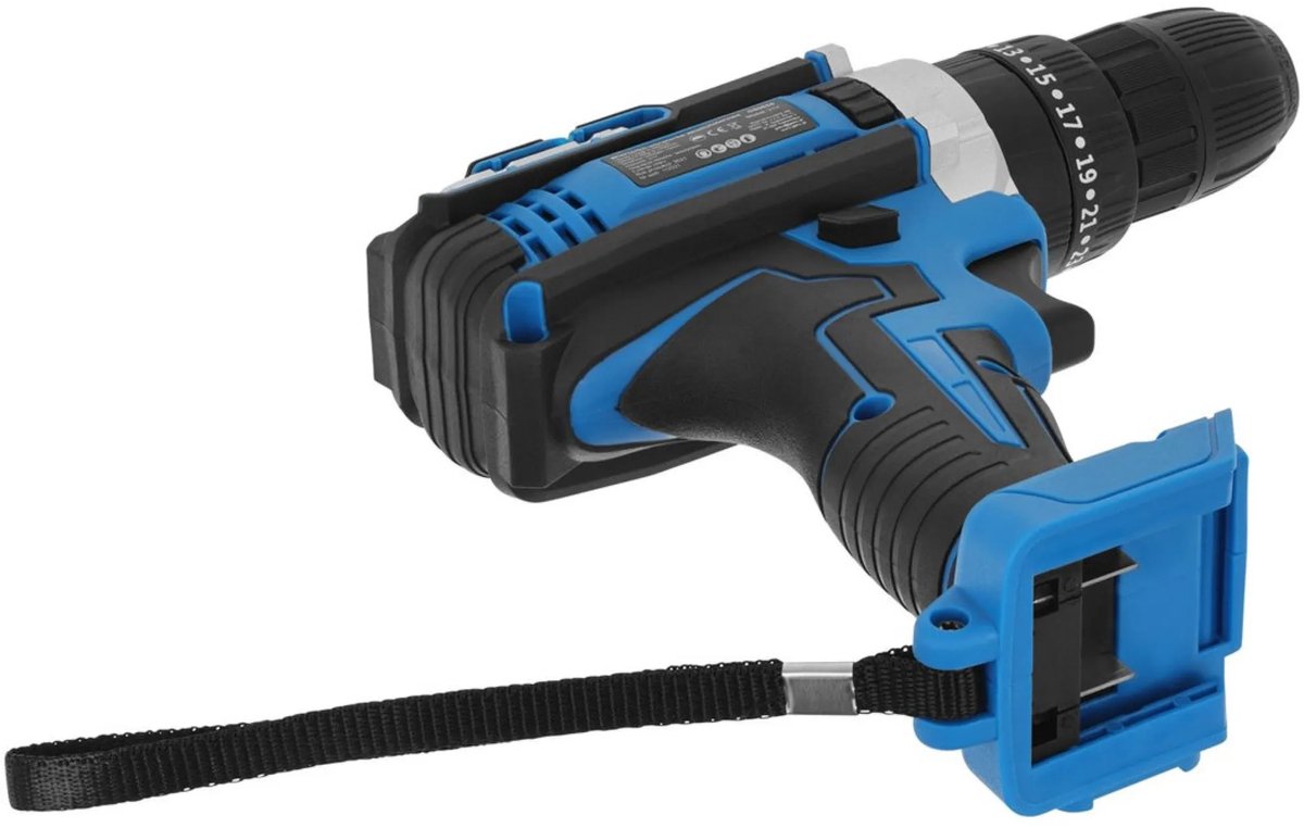 GEKO Accu boormachine met slagfunctie - 21V - 2 accu's - Compact en krachtig – foto 4
