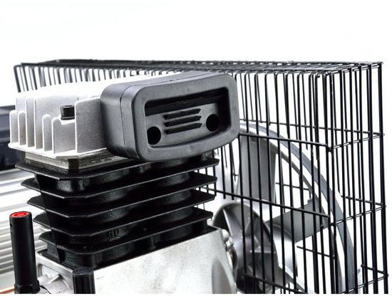 GEKO Verticale luchtcompressor - 100L - Oliegesmeerd - 8 bar - 390 L/min — afbeelding 4