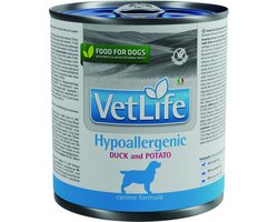 Farmina Vet Life Hypoallergenic - Dieetvoer Hond - Eend & Aardappel - Huidproblemen - 12 x 300g