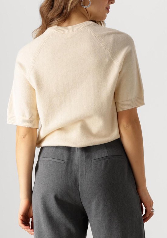 Object Objlaney Rubin Ss Pullover E Div Pulls et Gilets Femme - Pull - Sweat à capuche - Cardigan - Beige - Taille XL