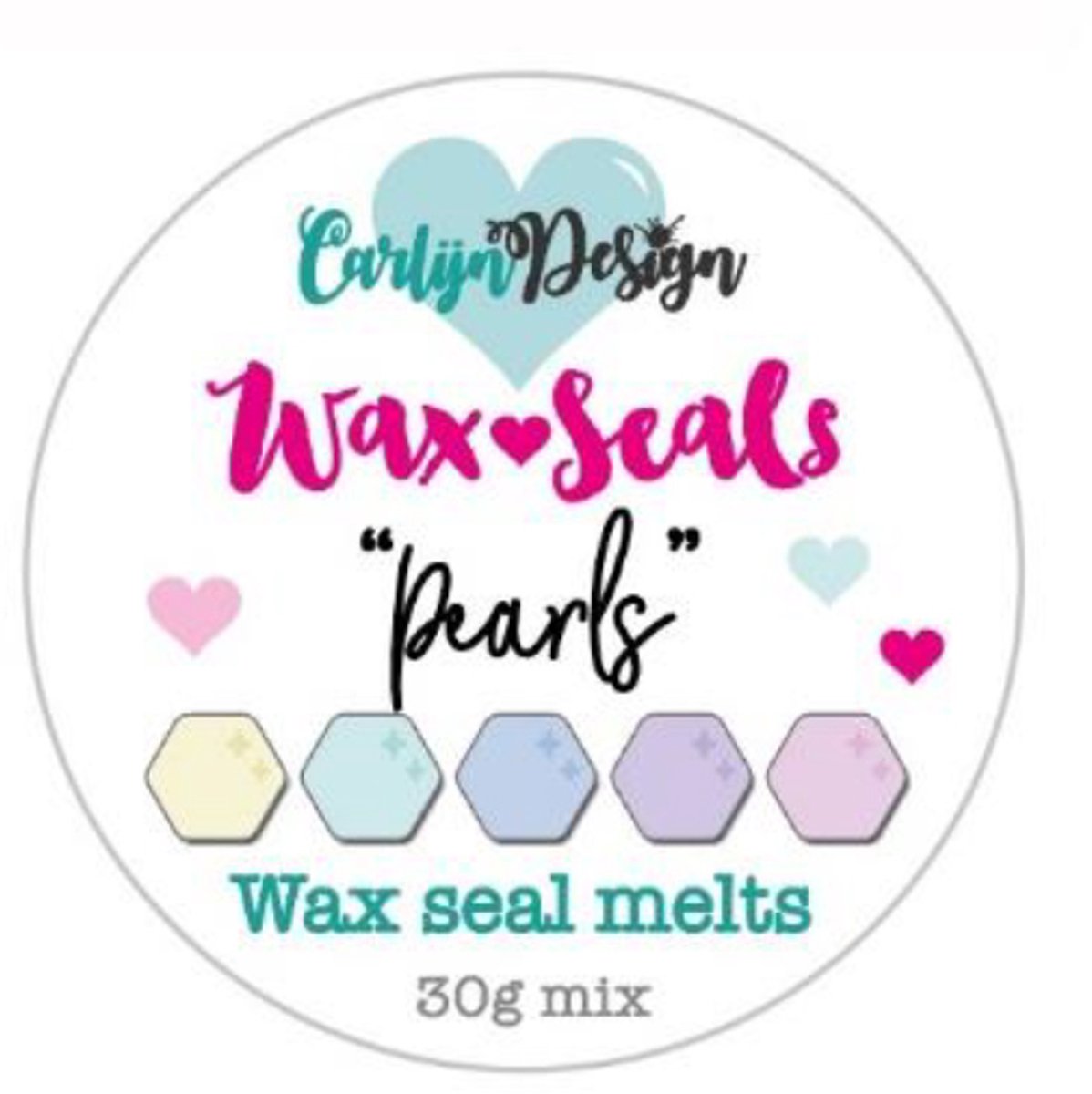 Waxzegel melts Pearls