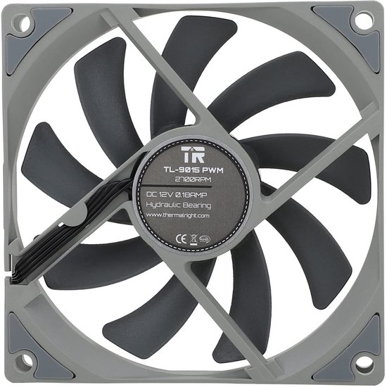Thermalright TL-9015 CPU Fan Computer Case Fan Quiet 4-Pin PWM PC Fan ...