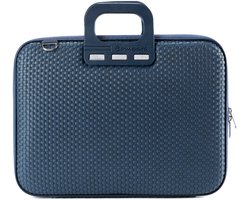 Bombata Trama Laptoptas met Vlechtpatroon - 13 / 14 inch - Dames en Heren - Blauw