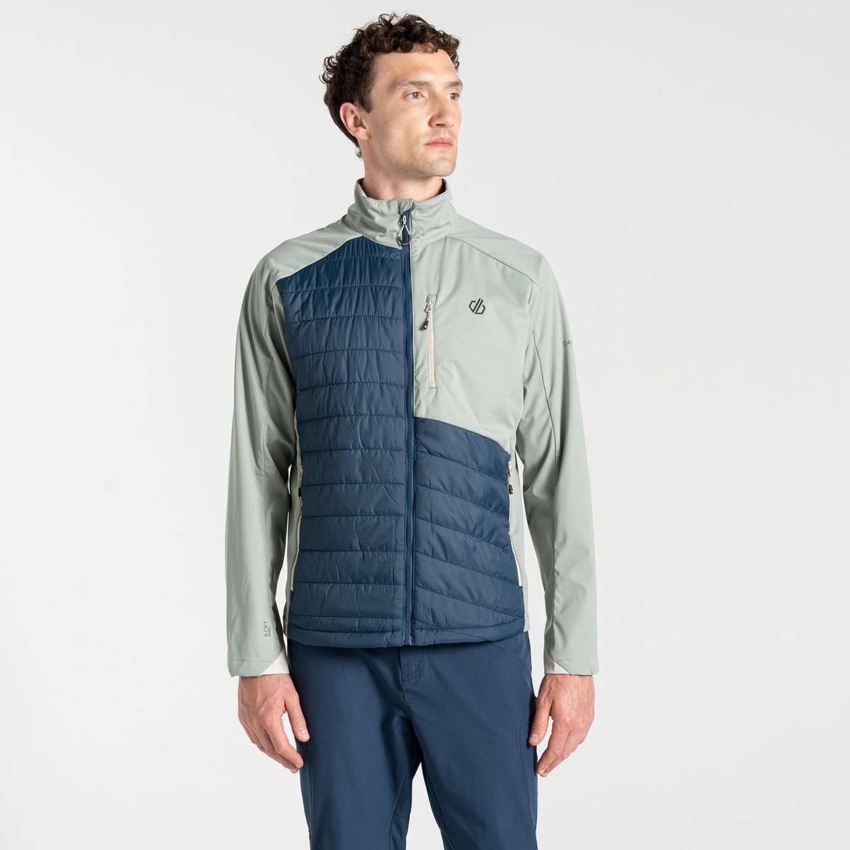Softshell Jack Wandelen Heren Groen