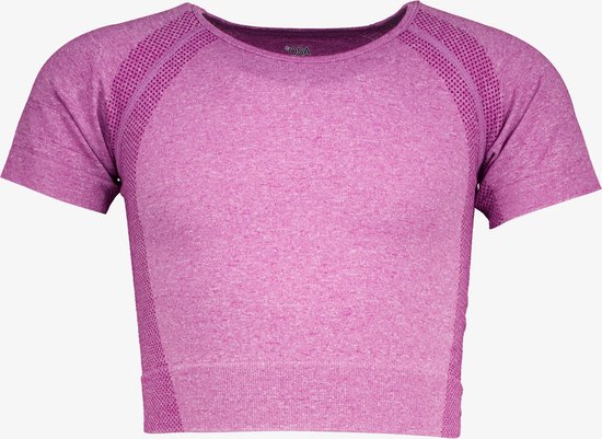 Osaga naadloos cropped meisjes sport T-shirt roze Maat 128 bol