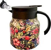 Thermische theepot, 800ml koffiekaraf waterkoker geïsoleerde