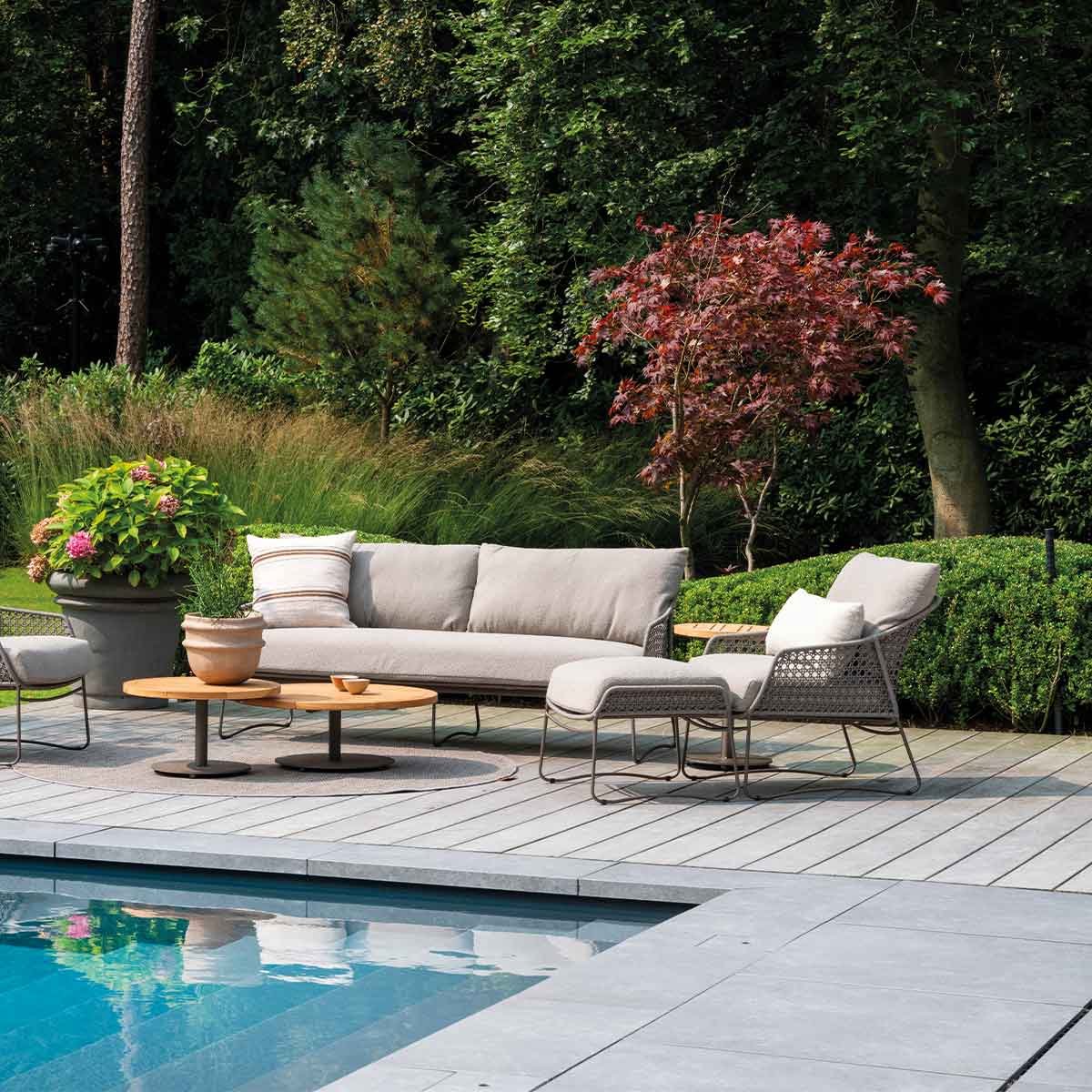 4 Seasons Outdoor Moretti repose-pieds - marron