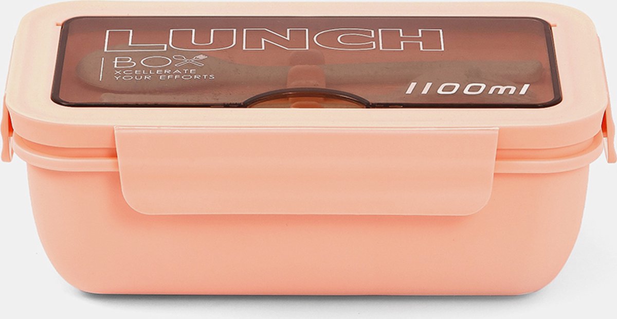 2 Stuks - Bento Box Met Bestek - 1100ml - Inclusief Geïsoleerde Tas - BPA-vrij - Lekvrije Lunchbox - Herbruikbare Voedselcontainer - Compact en Lichtgewicht — cadeau in Koken & Dineren - foto 4