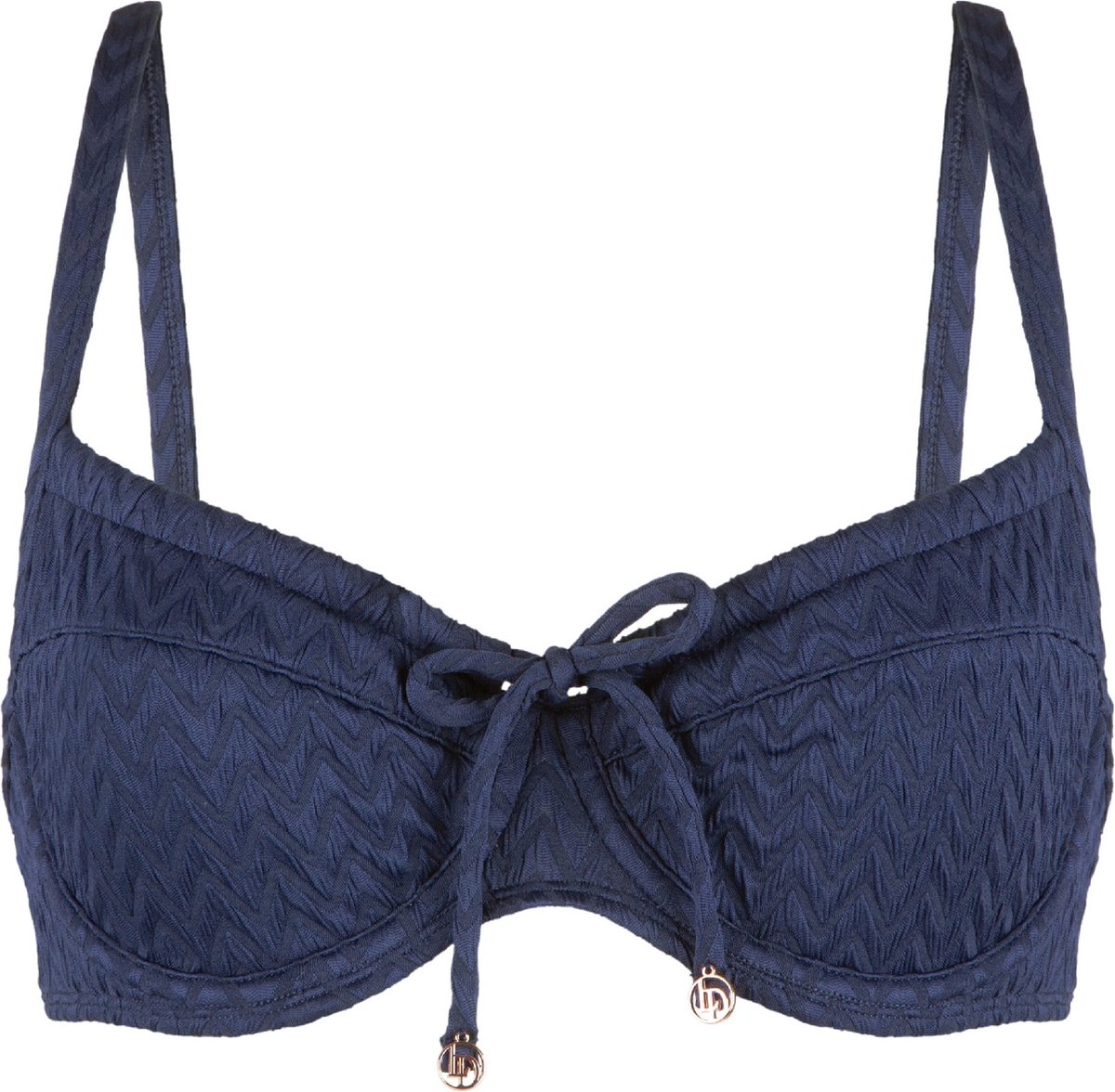 LingaDore - Nautical Bliss Bikini Top - maat 42E - Blauw