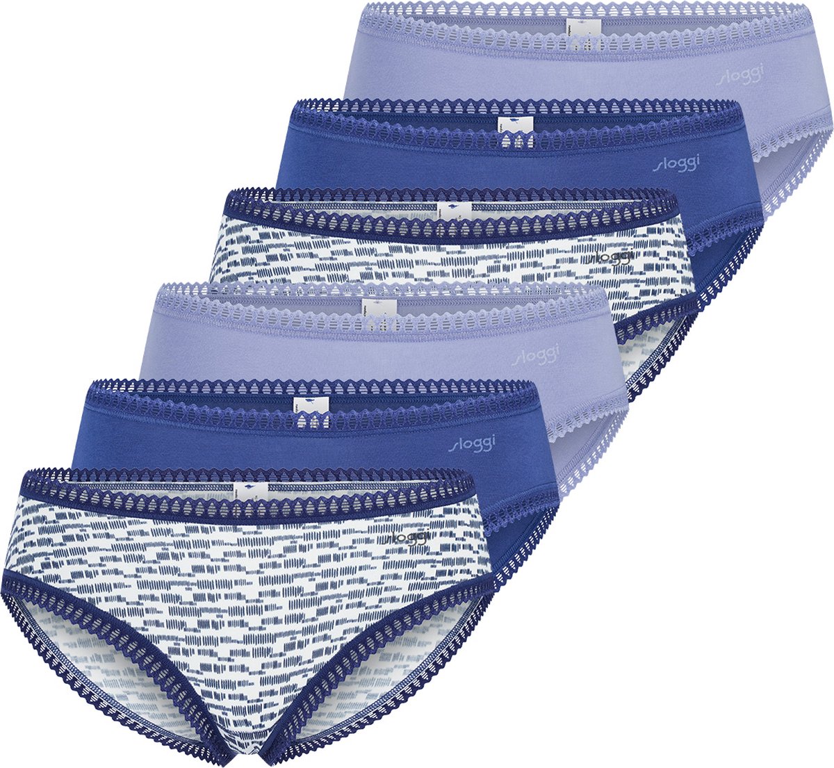 sloggi Dames hipster slip 6 pack GO Crush