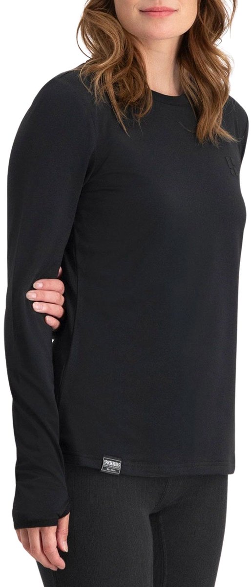 Poederbaas Four Seasons Lightweight Longsleeve Shirt Dames Zwart