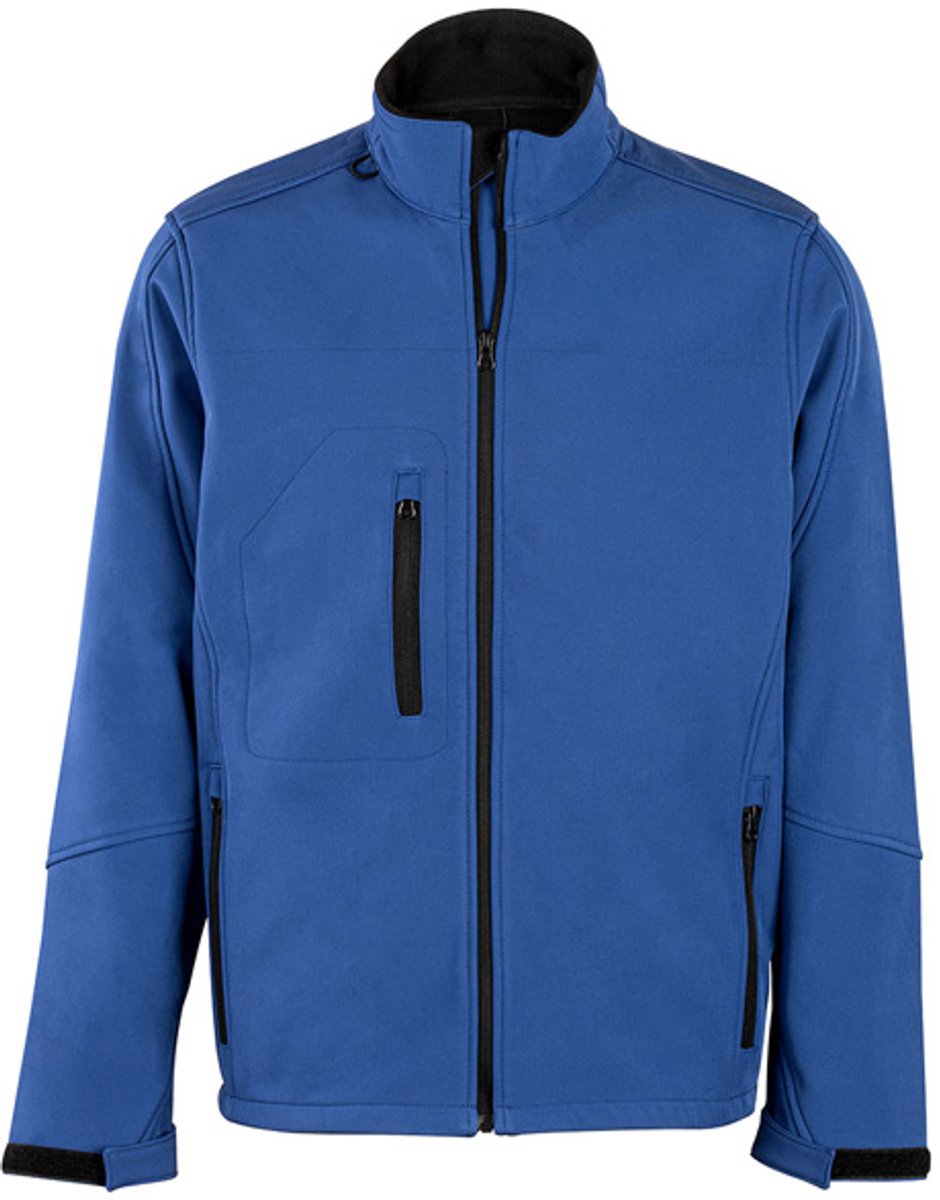 Milanoro - Wind- en waterdichte softshell jas - Jas zonder kap - Koningsblauw - XXL