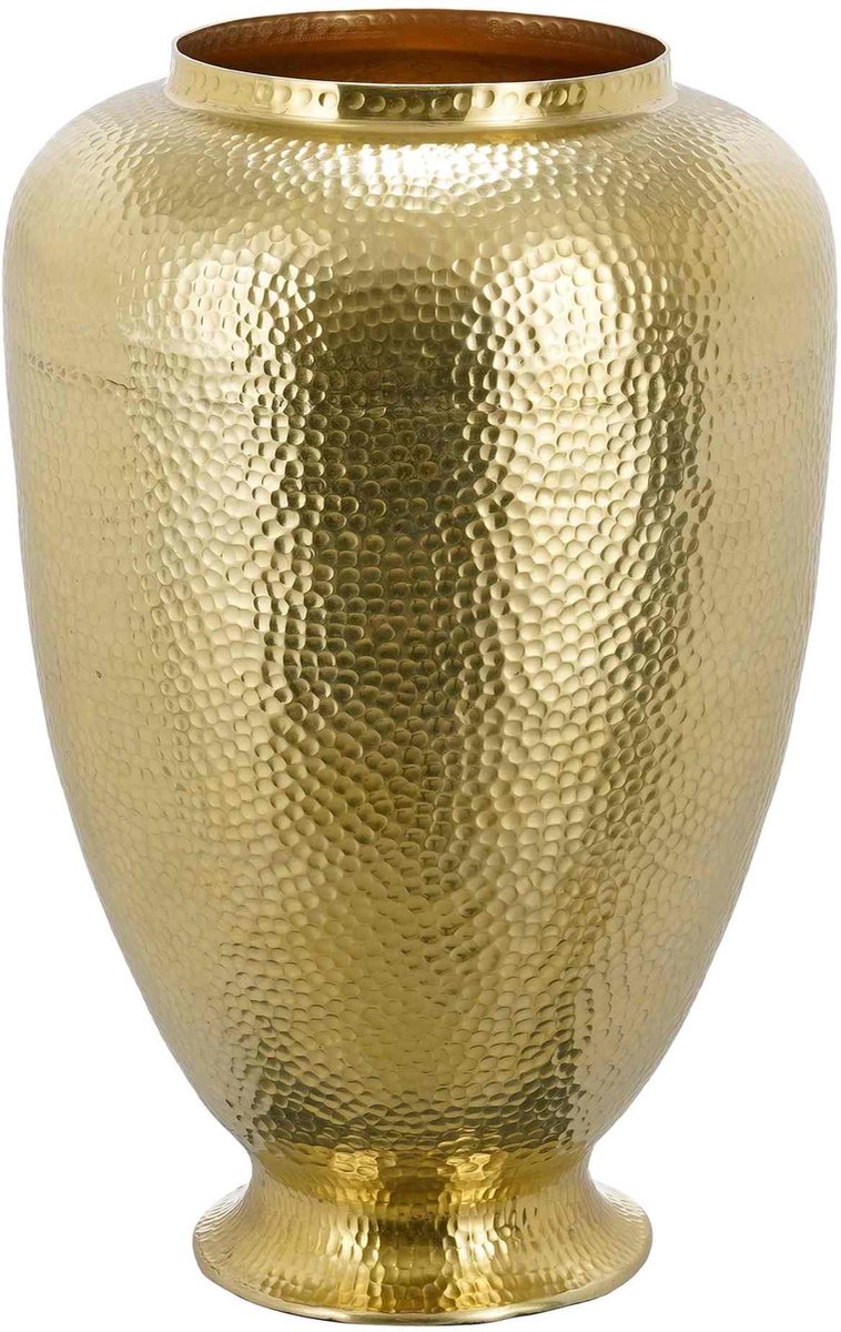 Mica Decorations Vaas Randy - 32x32x46 cm - Aluminium - Goud