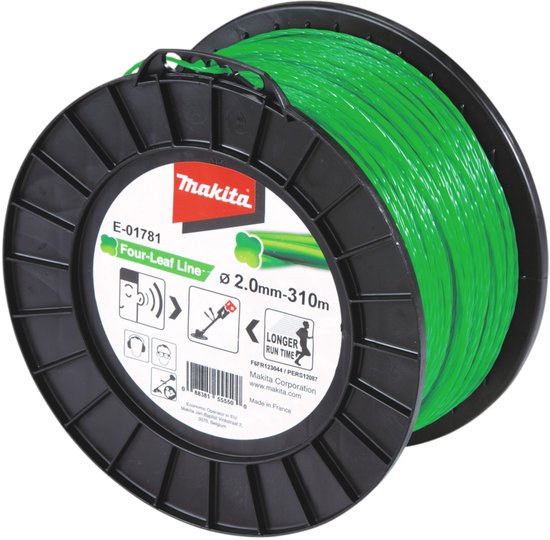 Makita E-01781 Maaidraad 2,00x310mtr Groen van Makita — afbeelding 4