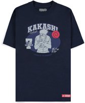 Naruto - Kakashi Heren T-shirt - M - Blauw