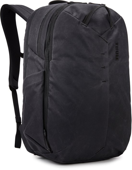 Sac à dos Thule Aion noir, debout.