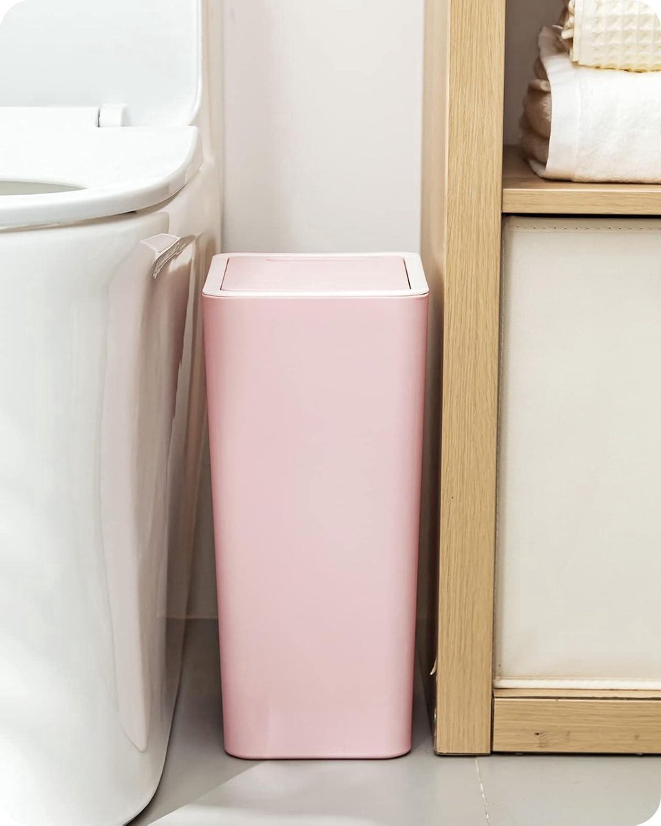 Vuilnisbak Deksel - Praktisch en Elegant - 8L - Roze