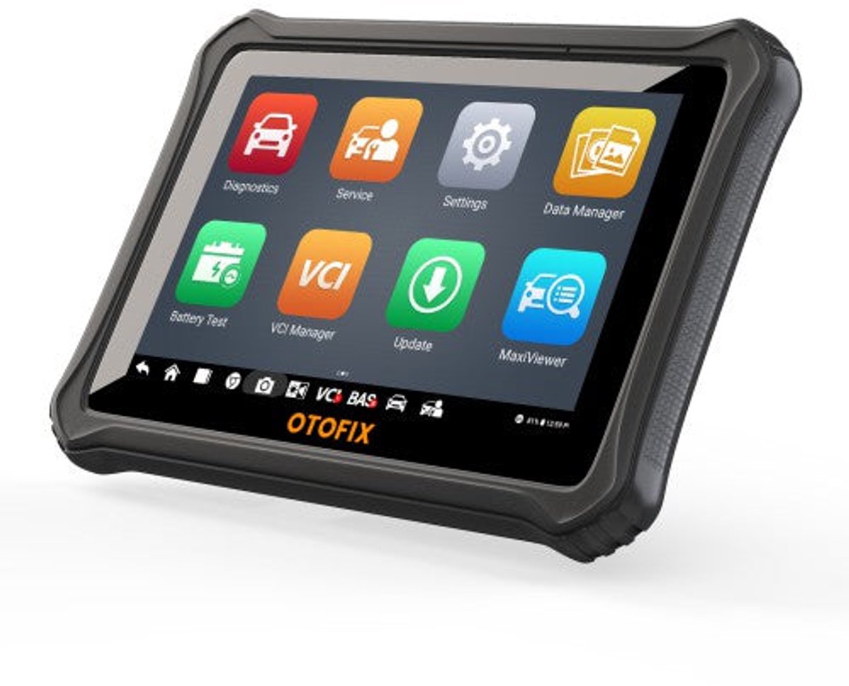 OBD2-scanner - Diagnosecomputer - Bidirectionele autoscantool - FCA SGW - 38+ Reset-services - Slimme diagnosetool - Foutverwijdering - Zwart