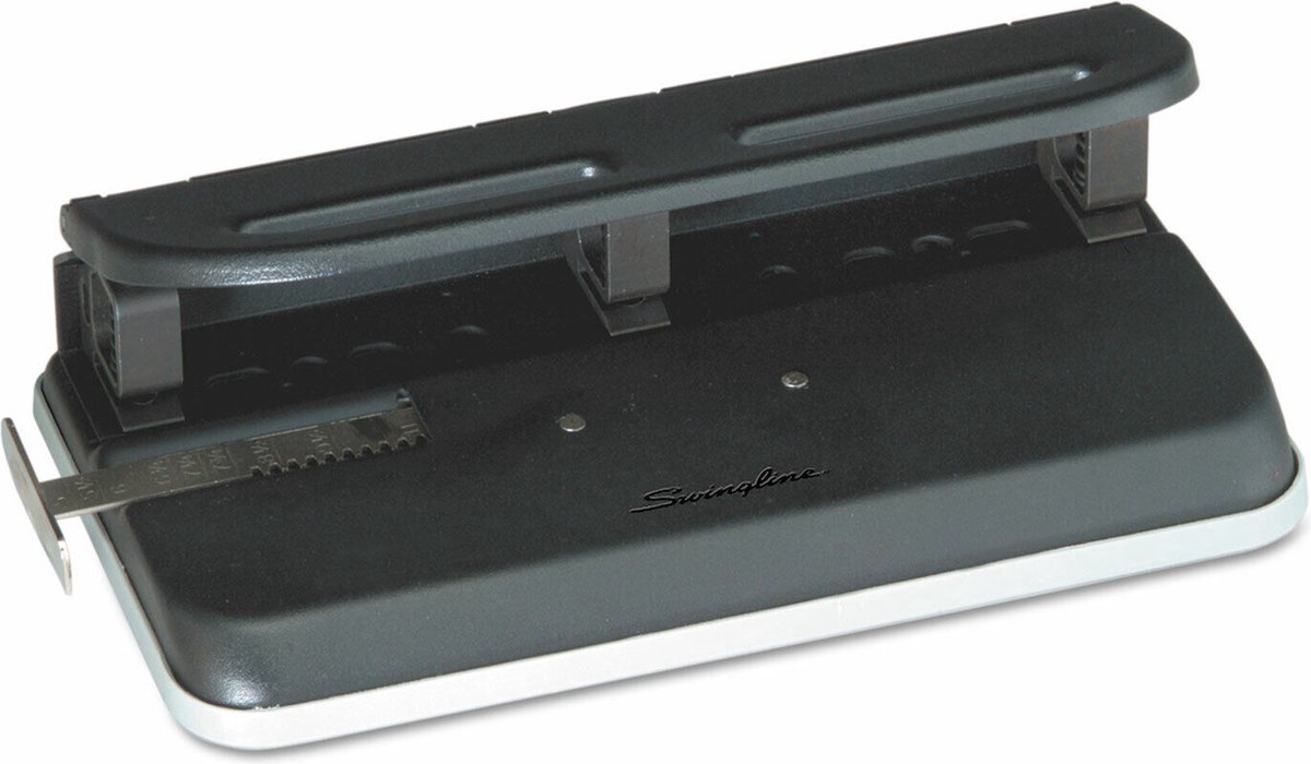 Swingline 24-vel Easy Touch twee-tot-zeven- gaats precisie-pins perforator 9/32" gaten