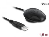 Navilock NL-8002u USB GPS Multi GNSS ontvanger u-blox 8 – laptop navigatie – watersport – navigeren op de boot, camper, auto, vrachtwagen - ontvangt tot 72 satellieten gelijktijdig