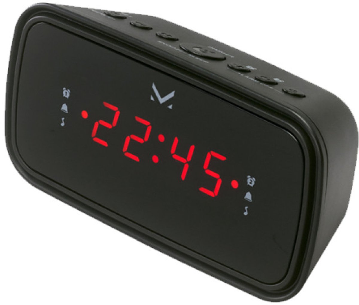 New Majestic RS 166 Digitale wekker Zwart