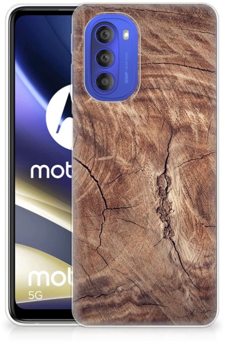 Motorola Moto G51 5G Bumper Hoesje Tree Trunk