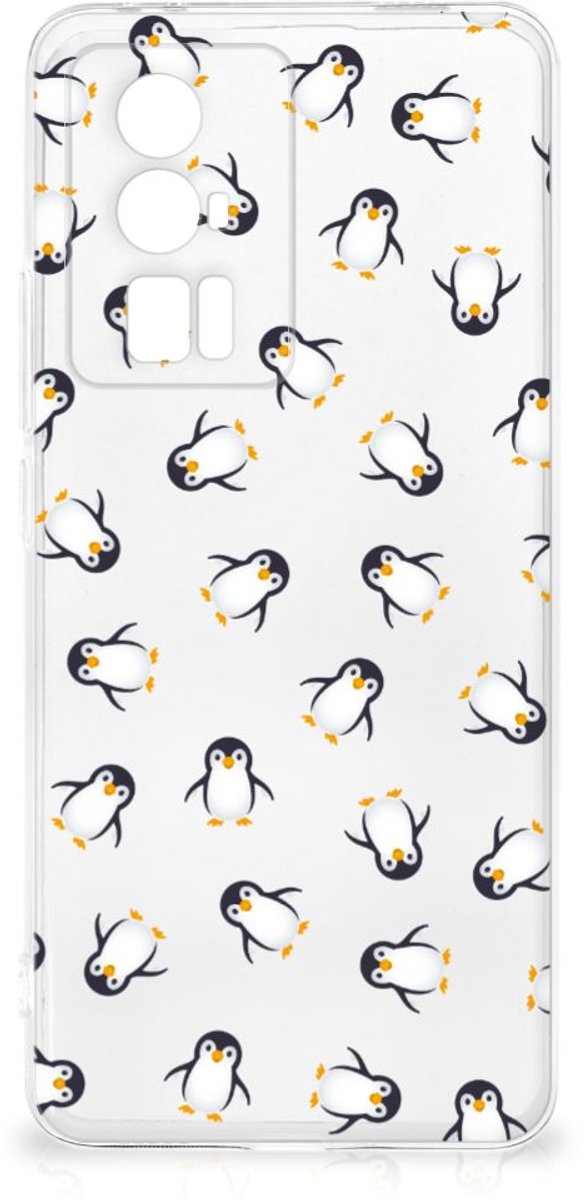 TPU bumper voor Xiaomi Poco F5 Pro Pinguïn