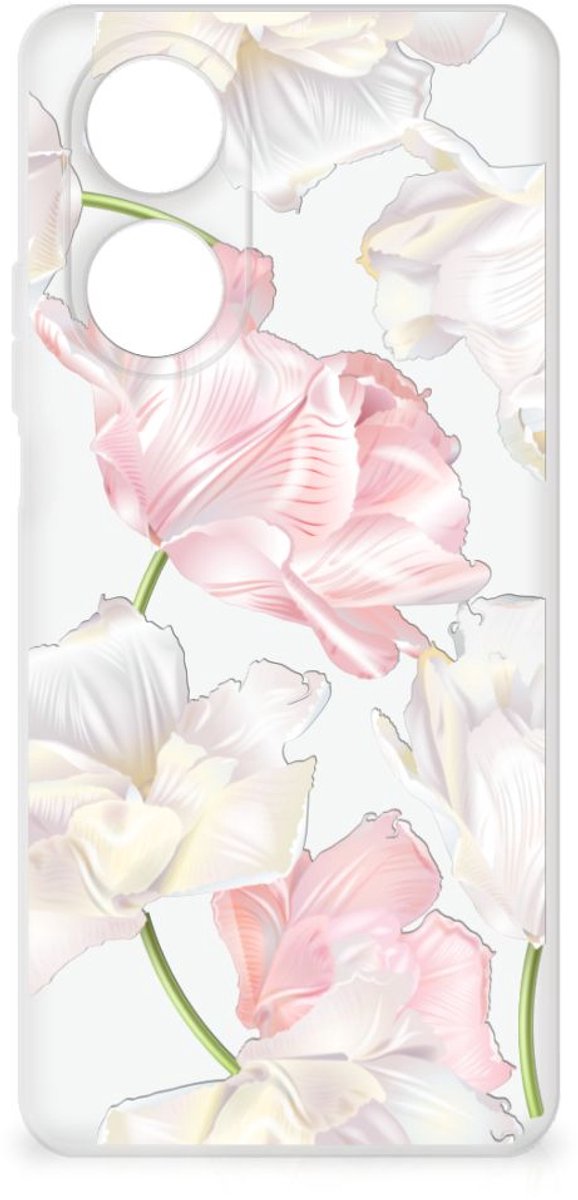 OPPO A58 4G TPU Case Lovely Flowers