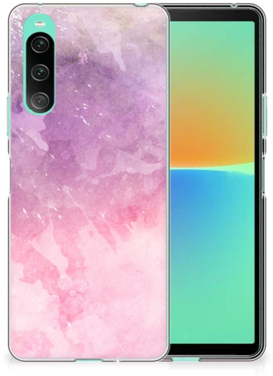 Hoesje maken Sony Xperia 10 V Pink Purple Paint