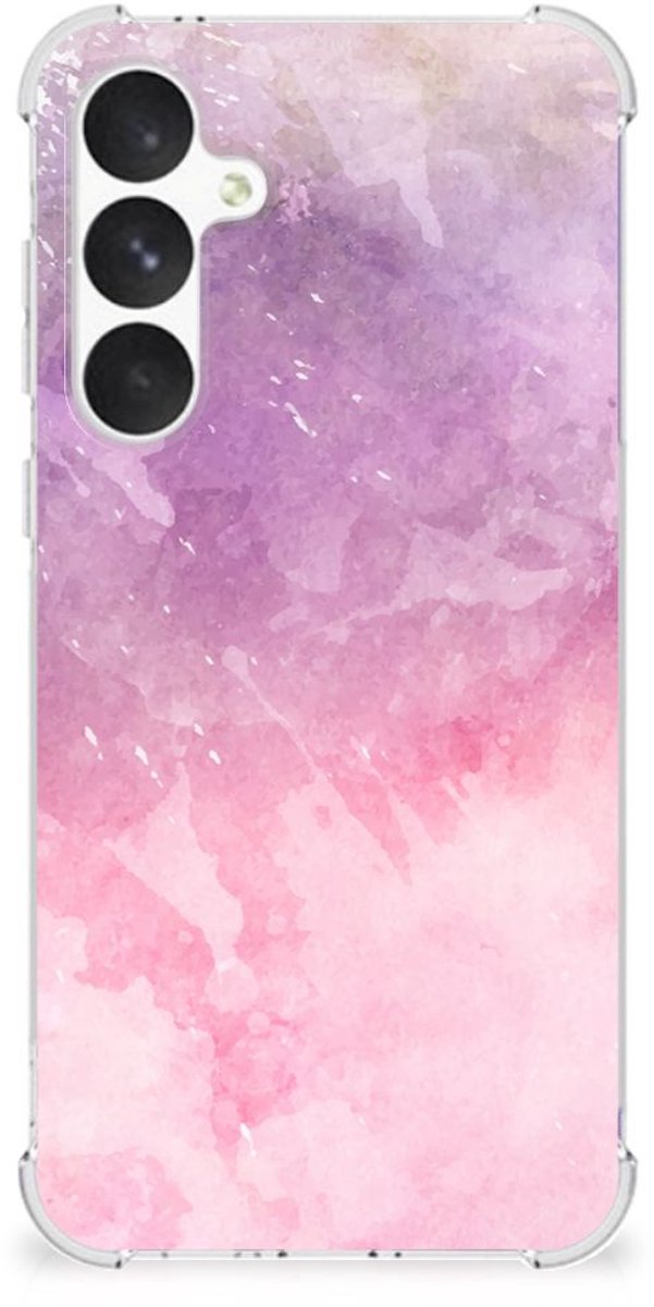 Back Cover Samsung Galaxy A55 Pink Purple Paint